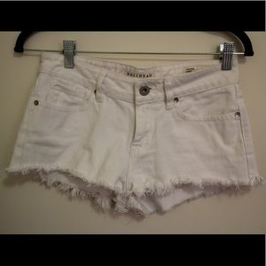 Low rise white Shorts